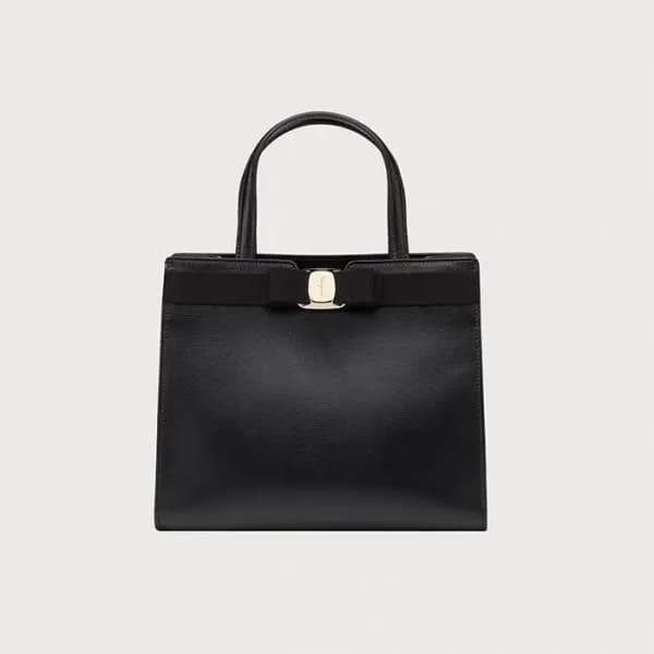 페라가모 여성 바라보우 탑핸들 - Ferragamo Womens Vara Bow top h… - 1