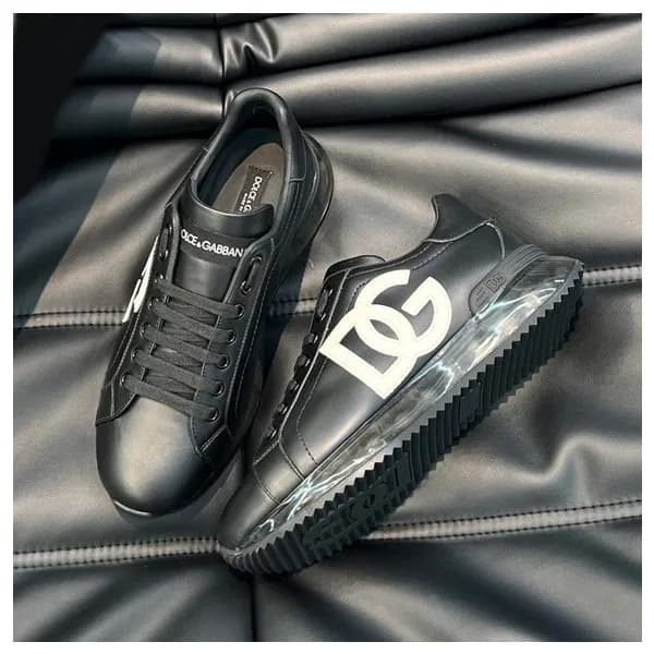 돌체앤가바나 남성 블랙 스니커즈 - Dolc&Gabbana Mens Black Sneake… - 1
