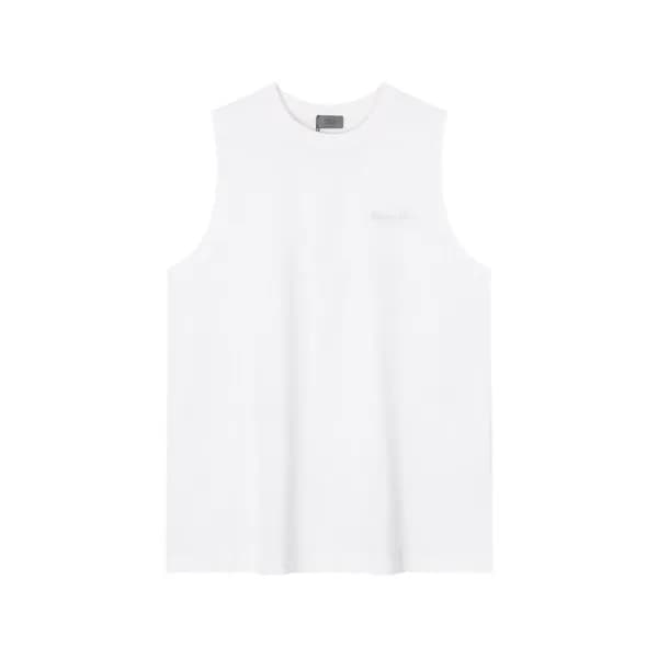 디올 남성 화이트 크루넥 나시 - Dior Mens White Sleeveless Tshi…