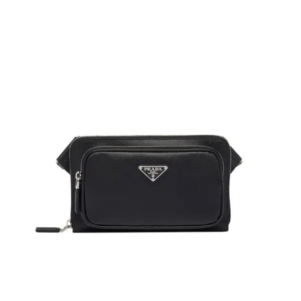 프라다 남성 블랙 벨트백 - Prada Mens Black Belt Bag - pr552x - 1