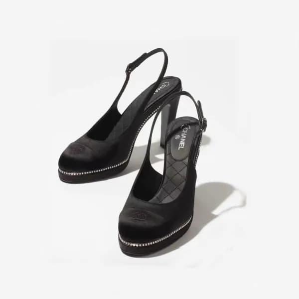 샤넬 여성 블랙 샌들 - Chanel Womens Black Sandals - ch472x - 1