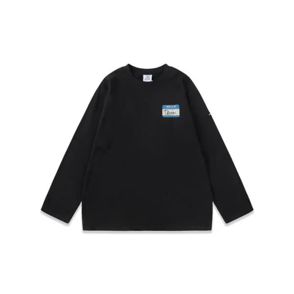 베트멍 남성 블랙 긴팔티 - Veiments Mens Black Tshirts - vet3… - 1