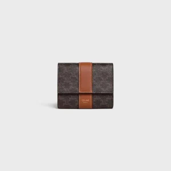 셀린느 남/녀 브라운 반지갑 - Celine Unisex Brown Wallets - ce… - 1