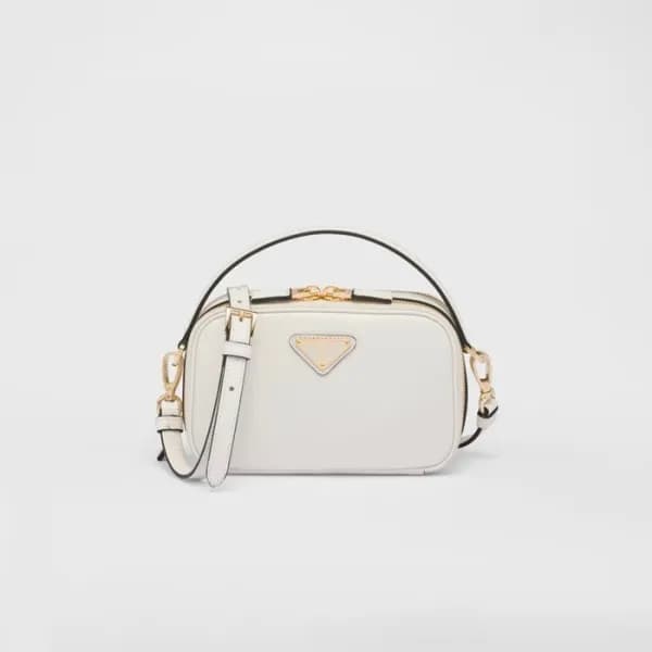 프라다 여성 화이트 크로스백 - Prada Womens White Cross Bag - p… - 1