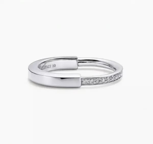 티파니 여성 화이트 골드 반지 - Tiffany Womens White Gold Ring … - 1