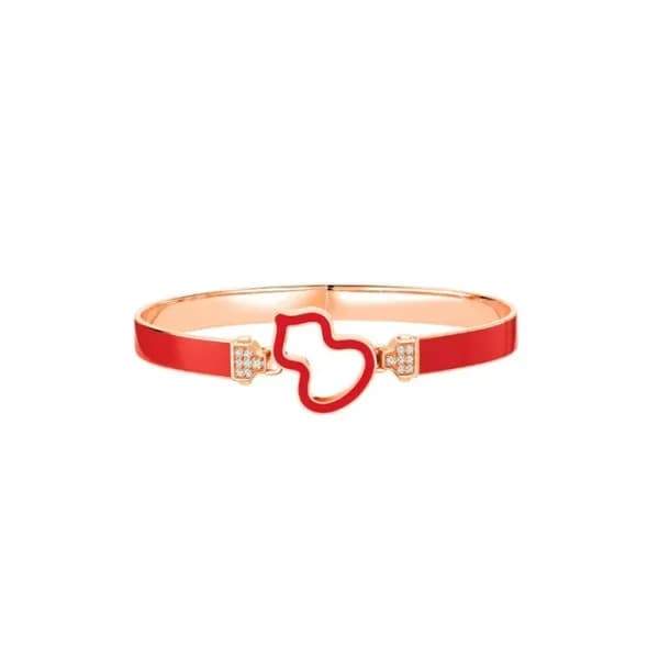 키린 여성 로즈 골드 팔찌 - Qeelin Womens Rose-gold Bangle - … - 1