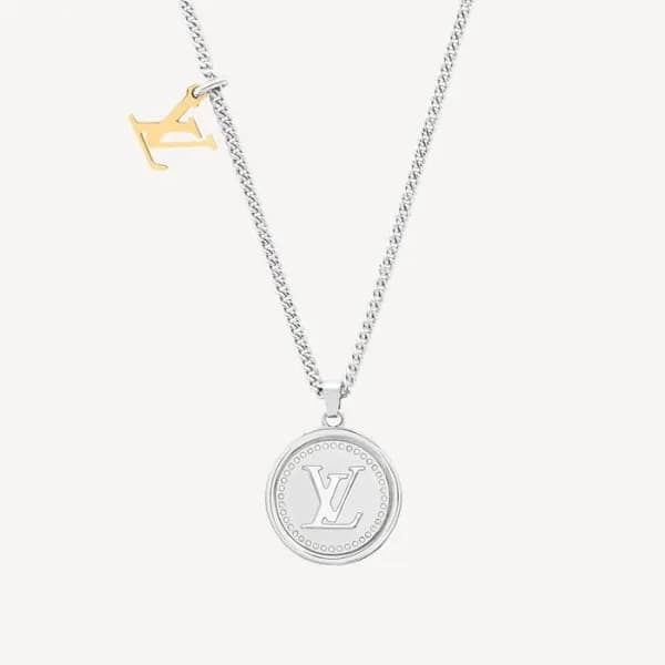 루이비통 남/녀 골드 목걸이 - Louis vuitton Unisex Gold Neckla…