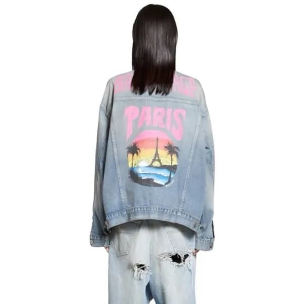 발렌시아가 여성 블루 자켓 - Balenciaga Womens Blue Jackets - … - 1