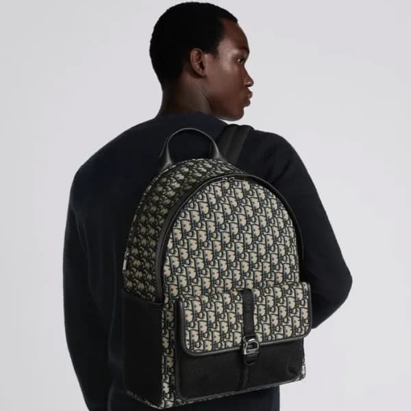 디올 남성 오블리크 백팩 - Dior Mens Oblique Back Pack - dib9… - 1