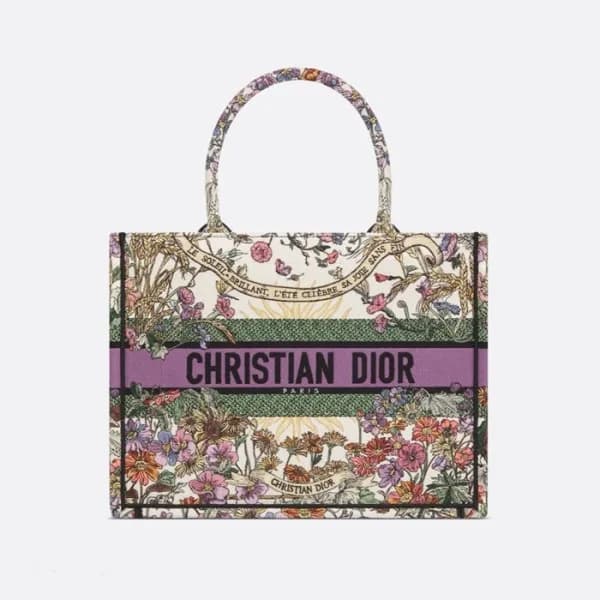 디올 여성 퍼플 북토트 - Dior Womens Purple Book Tote - dib1… - 1