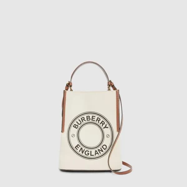 버버리 여성 페기 버킷백 - Burberry Womens Beige Bucket Bag -… - 1