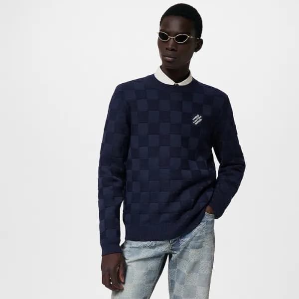 매장판 루이비통 남성 라운드 스웨터 - Louis vuitton Mens Round Swe… - 1