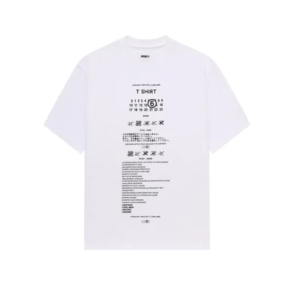 메종 마르지엘라 남성 라운드 반팔 티셔츠 - Maison Margiela Mens Roun… - 1
