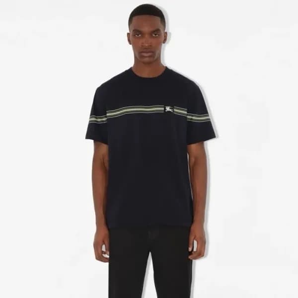 버버리 남성 라운드 반팔 티셔츠 - Burberry Mens Round Tshirt - b… - 1