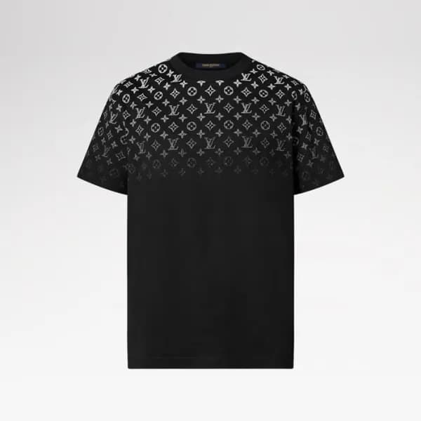 루이비통 남성 라운드 반팔 티셔츠 - Louis vuitton Mens Round Tshi… - 1
