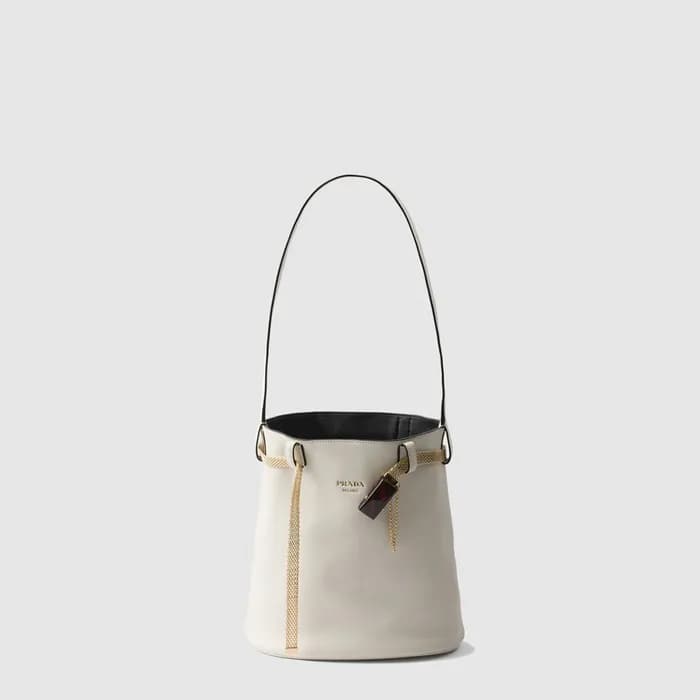 프라다 여성 버클 가죽 버킷백 1BE085 - Prada Womens Buckle Buck… - 1