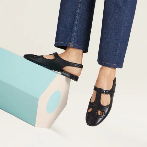 에르메스 여성 킴 플랫 슈즈 - Hermes Womens Kim Flat Shoes - h… - 1