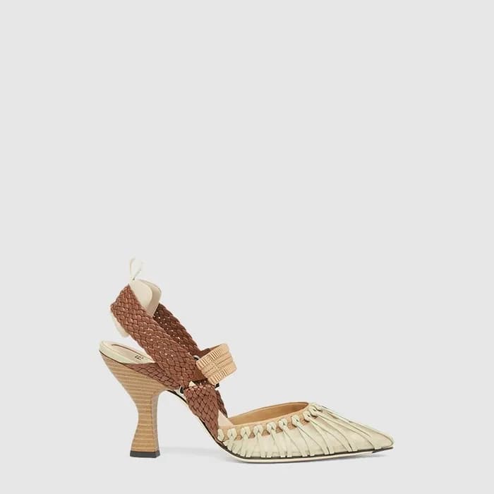 펜디 여성 콜리브리 하이 힐 슬링백 - Fendi Womens Colibri High He… - 1