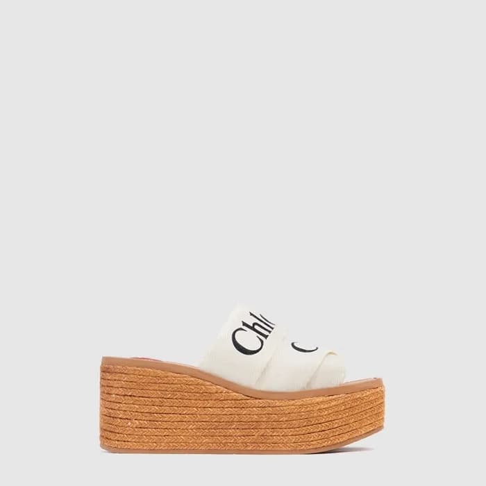 끌로에 여성 우디 웨지 에스파드리유 - Chloe Womens Woody Wedge Esp… - 1