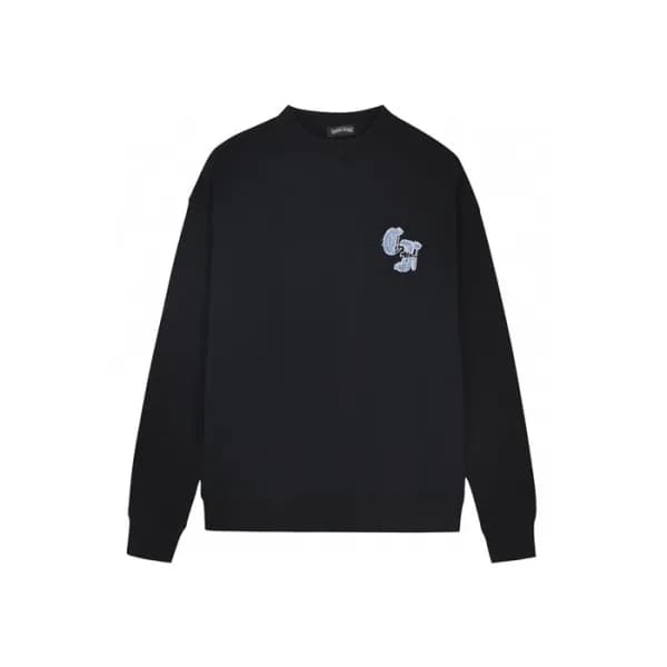 크롬하츠 남성 라운드 긴팔티 - Chrome Hearts Mens Round Tshirt … - 1