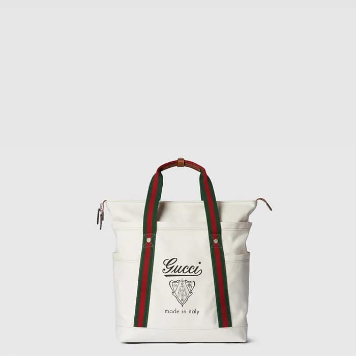구찌 남성 프린트 캔버스 라지 토트백 - Gucci Mens Printed Canvas L… - 1