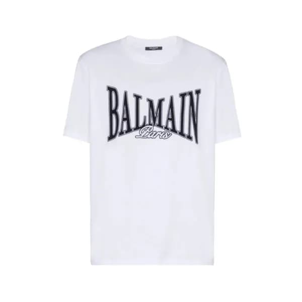 발망 남성 라운드 반팔티 - Balmain Mens Round Tshirt - bac139… - 1