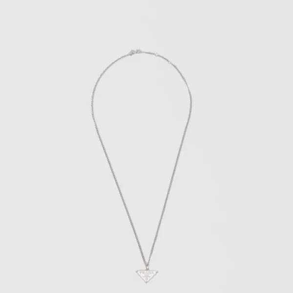 프라다 남/녀 스말토 보석 목걸이 - Prada Unisex Smalto Gemstone … - 1