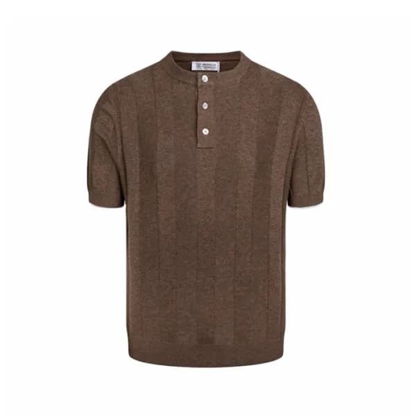 브루넬로쿠치넬리 남성 라운드 티셔츠 - Brunello Cucinelli Mens Roun… - 1