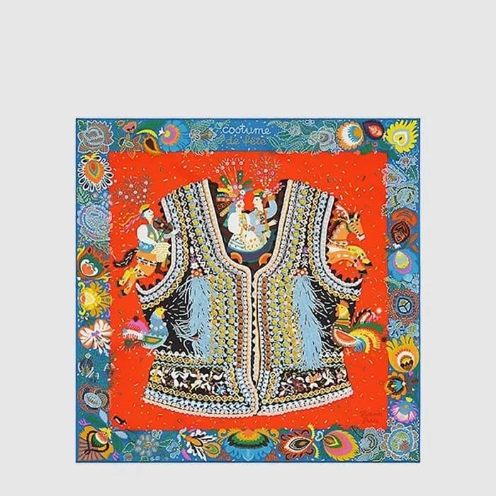 에르메스 여성 코스튬 드 페테 스카프 - Hermes Womens Costume de Fête Scarf - acc8867x - 1