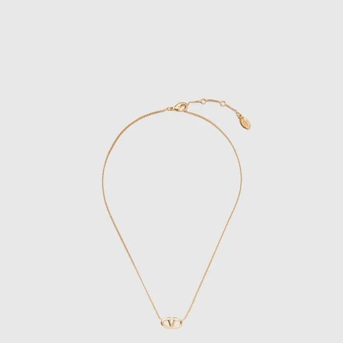 발렌티노 여성 브이로고 네크리스 - Valentino Womens V-logo Necklace - acc10429x - 1