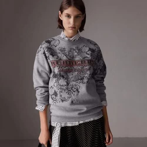 BURBERRY SPIRITIS 2018 LADIES COTTON HOOD TEE - 버버… - 1