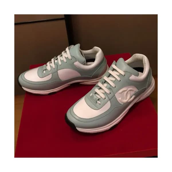 Chanel 2018 Mens Leather Running Shoes - 샤넬 남성 신상 … - 1