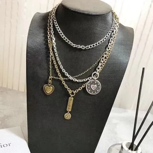 Dior Choker 18k Rose Gold - 디올 여성용 목걸이 18K도금 … - 1