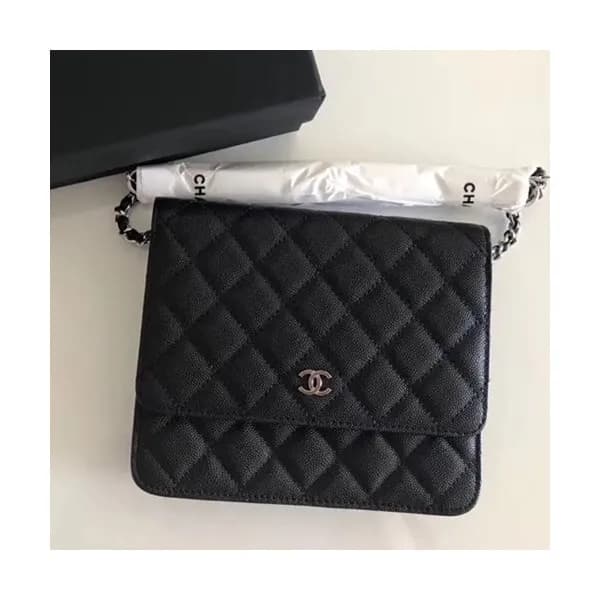 Chanel WOC Chain Cross Bag,17CM - 샤넬 WOC 체인 크로스백,C… - 1