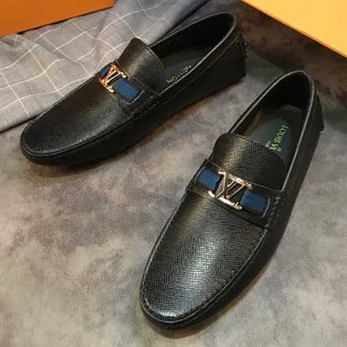 LOUIS VUITTON 2018 MENS STRAP LEATHER LOAFER - 루이… - 1