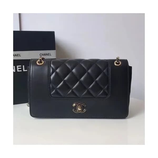 Chanel Women Leather Chain Shoulder Bag ,25CM - 샤넬… - 1