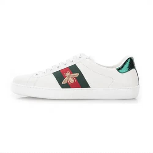 Gucci 2018 Ace embroidered sneaker white leather 4… - 1