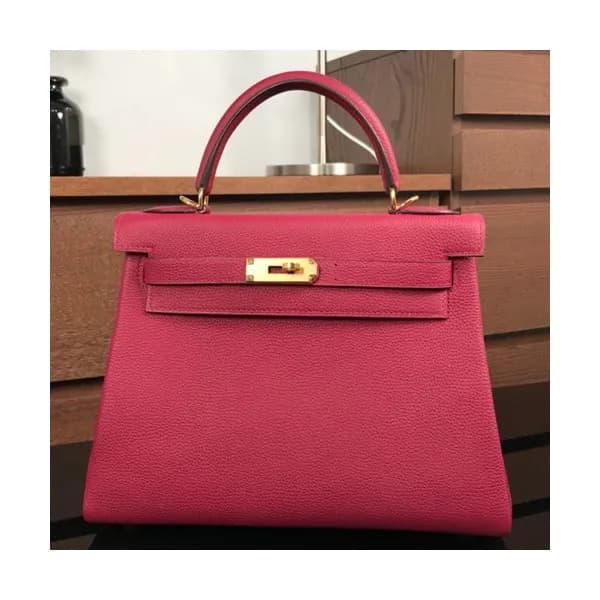 Hermes Kelly Togo Leather Tote Shoulder Bag ,28cm … - 1