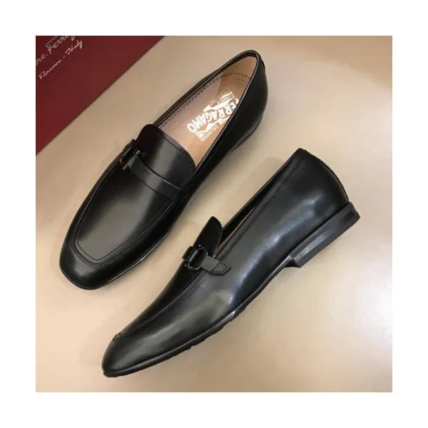 Ferragamo 2018 Mens Strap Leather Loafer - 페레가모 남성… - 1