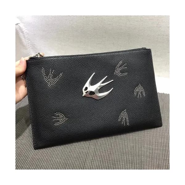 Alexander Mcqueen 2018 Leather Clutch Bag ,28CM - … - 1