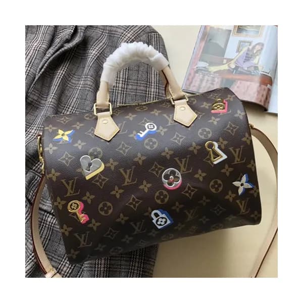 Louis Vuitton Speedy Tote Shoulder Bag,30cm - 루이비통… - 1