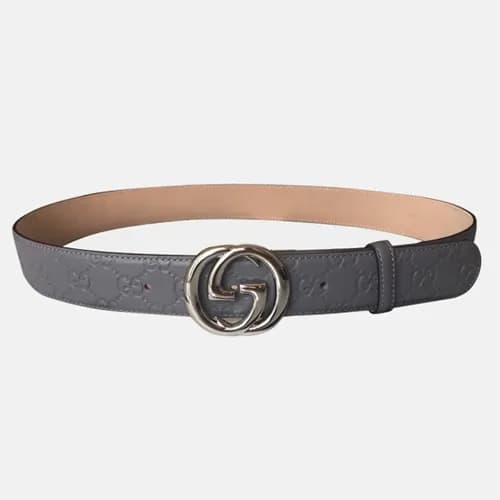 Gucci 2019 Mens Classic GG Buckle Leather Belt - 구… - 1