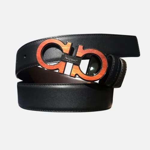 Salvatore Ferragamo 2019 Mens Box Gancini Leather … - 1