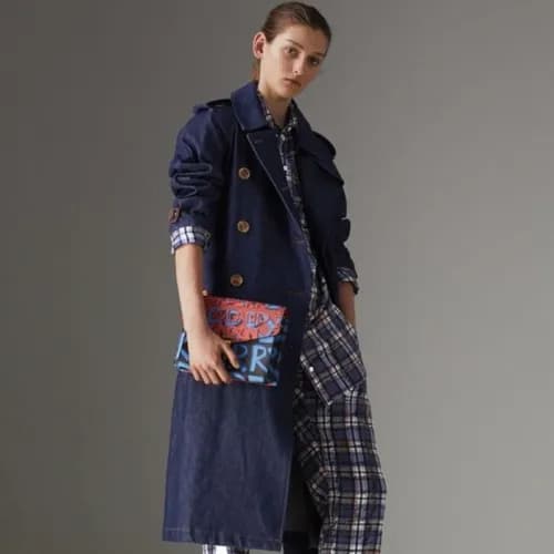 Burberry 2018 Ladies Denim Trench Coat - 버버리 여성 데님… - 1