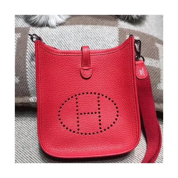 Hermes Evelyne TC Leather Mini Shoulder Bag - 에르메스… - 1