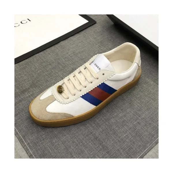 [1:1] Gucci 2019 Mens Ace Leather Sneakers - 구찌 남성… - 1