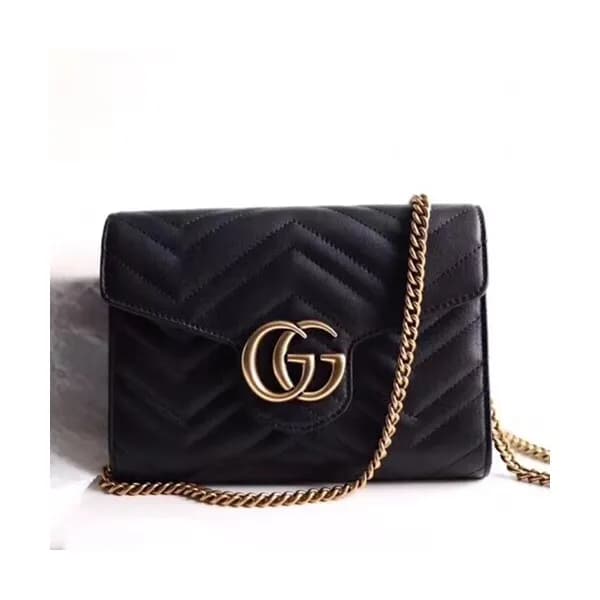 Gucci GG Marmont Matlase Women Chain Shoulder Bag,… - 1