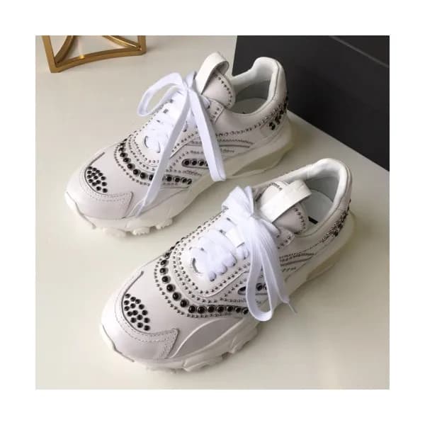 Valentino 2019 Womens Stud Leather Runner - 발렌티노 여… - 1