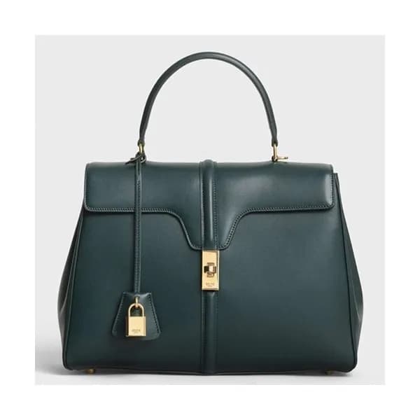 Celine 16 Leather Medium Tote Shoulder Bag,32CM - … - 1