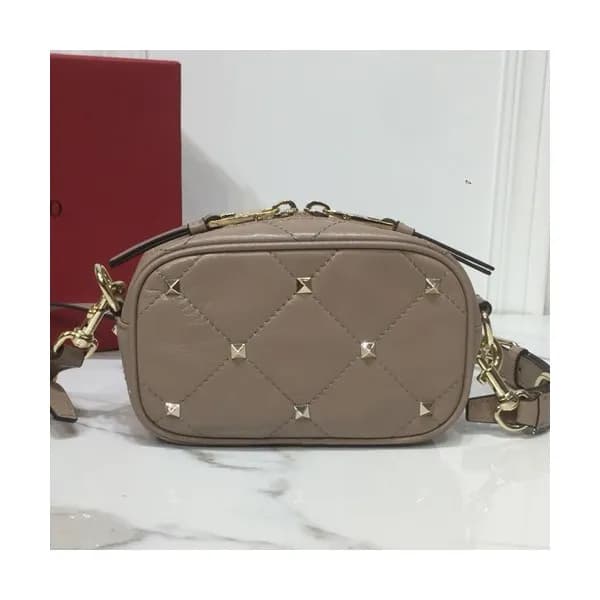 Valentino 2019 Leather Garavani Boomstud Camera Sm… - 1